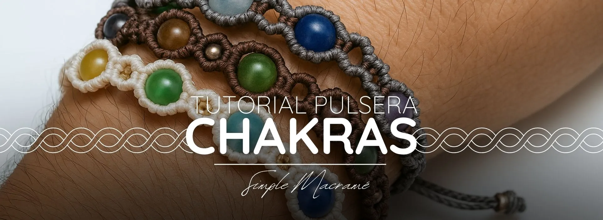 Simple Macrame Tutorial Pulsera Chakras